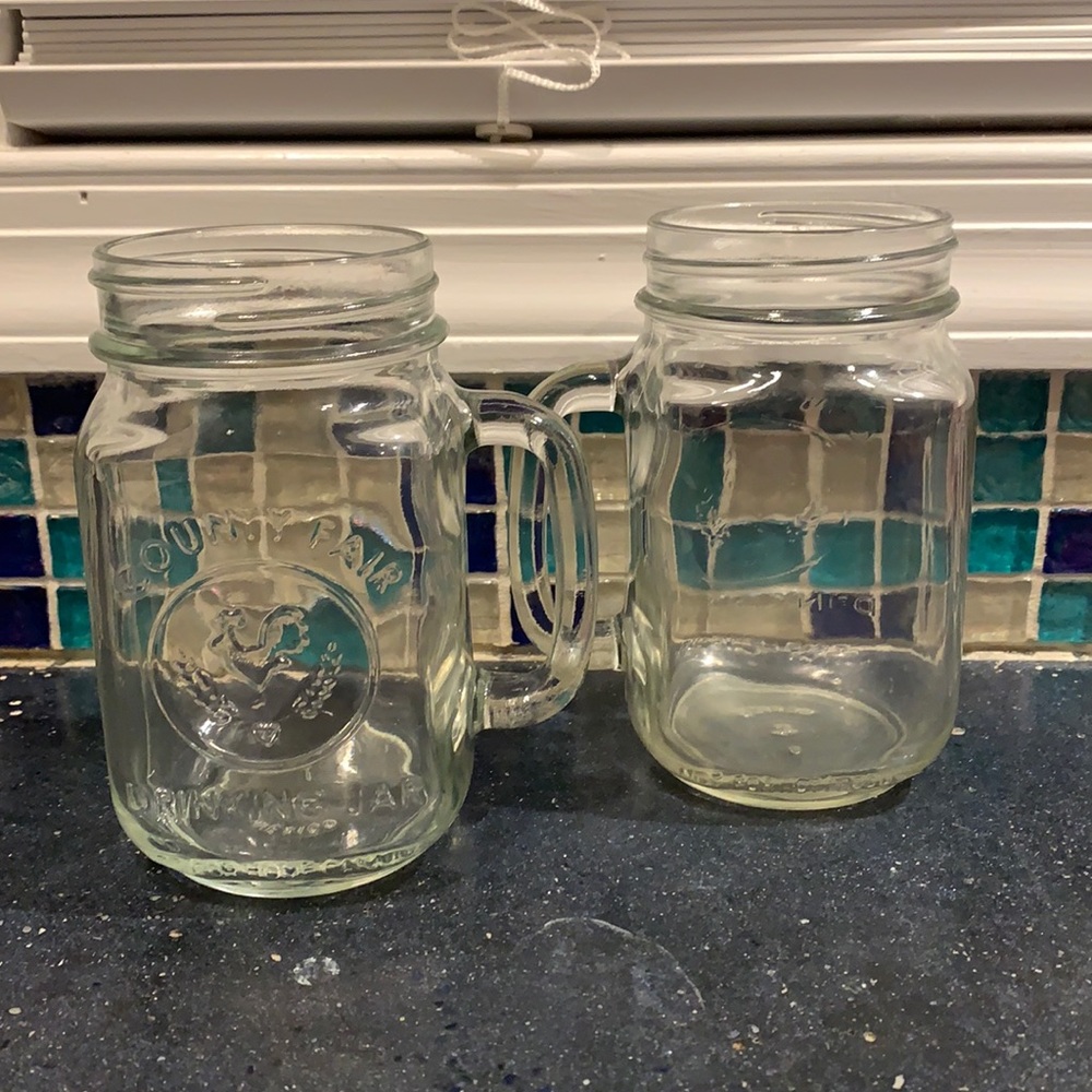 Mason jar mugs